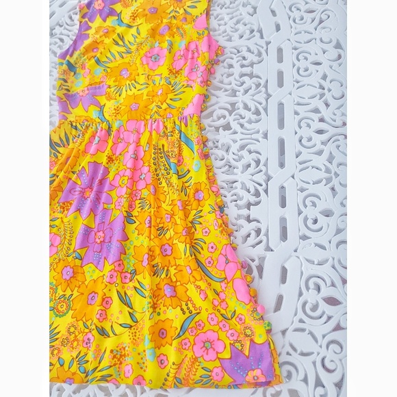 VINTAGE Floral Dress - Picture 5 of 6